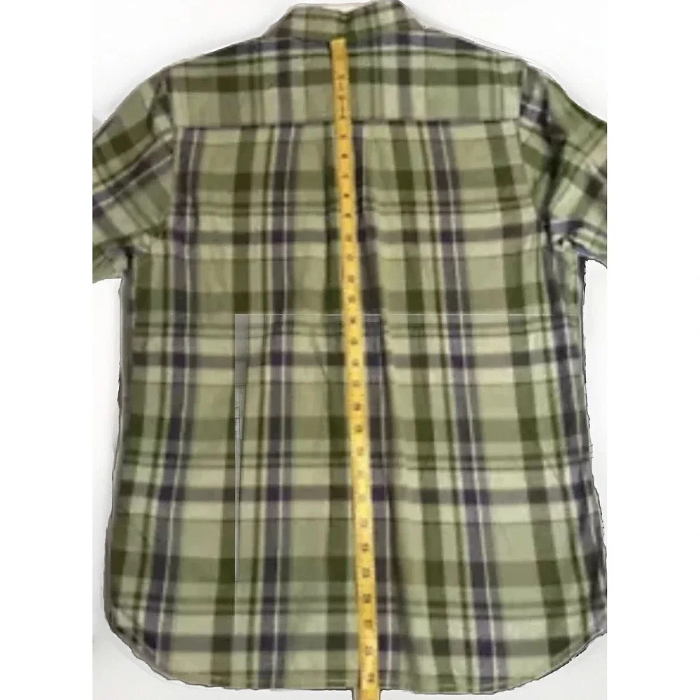 The North Face L/S Shirt Plaid Button Up Casual Outdoor Hiking 🥾 EC‎ Med